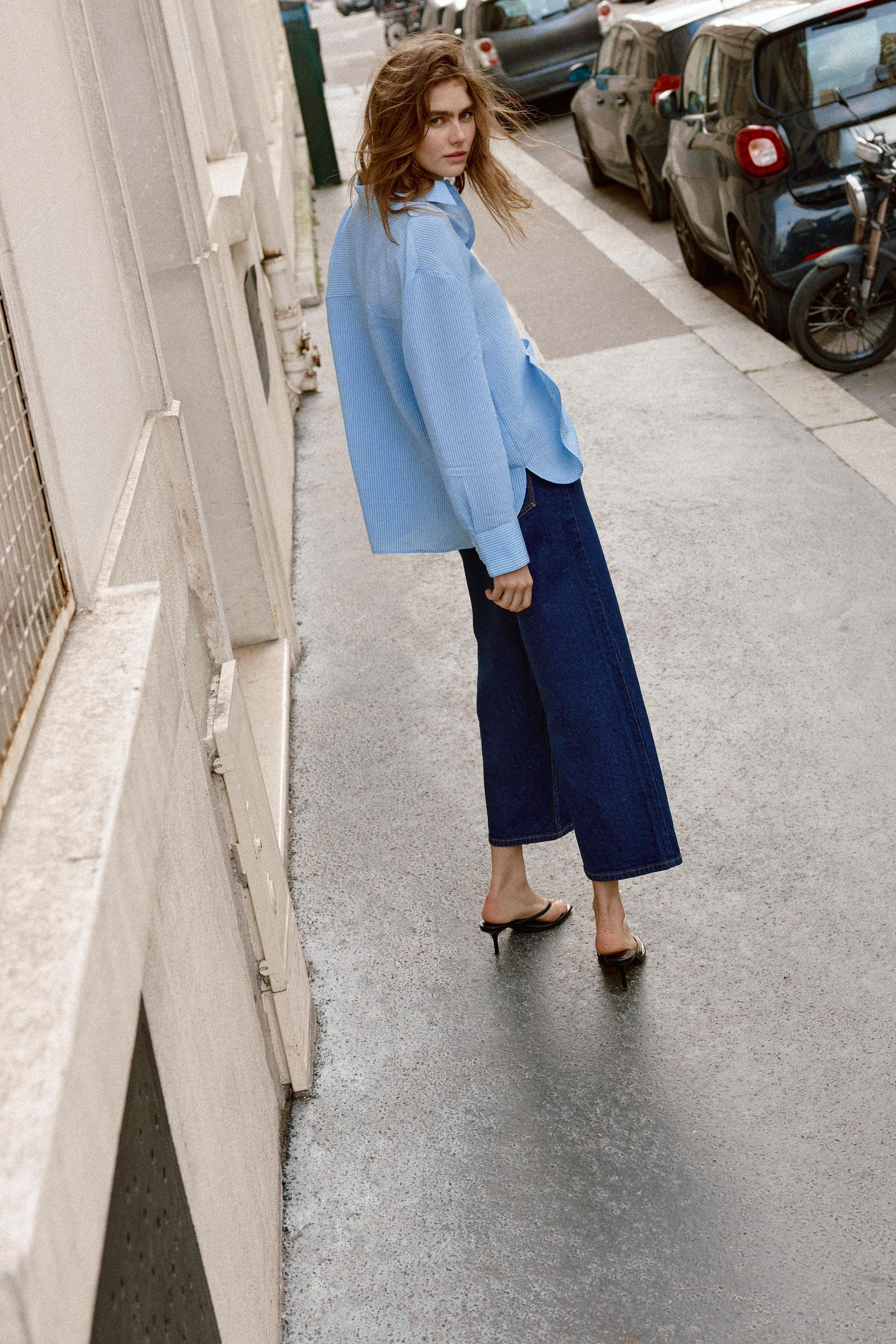 CHEMISE OVERSIZE À RAYURES